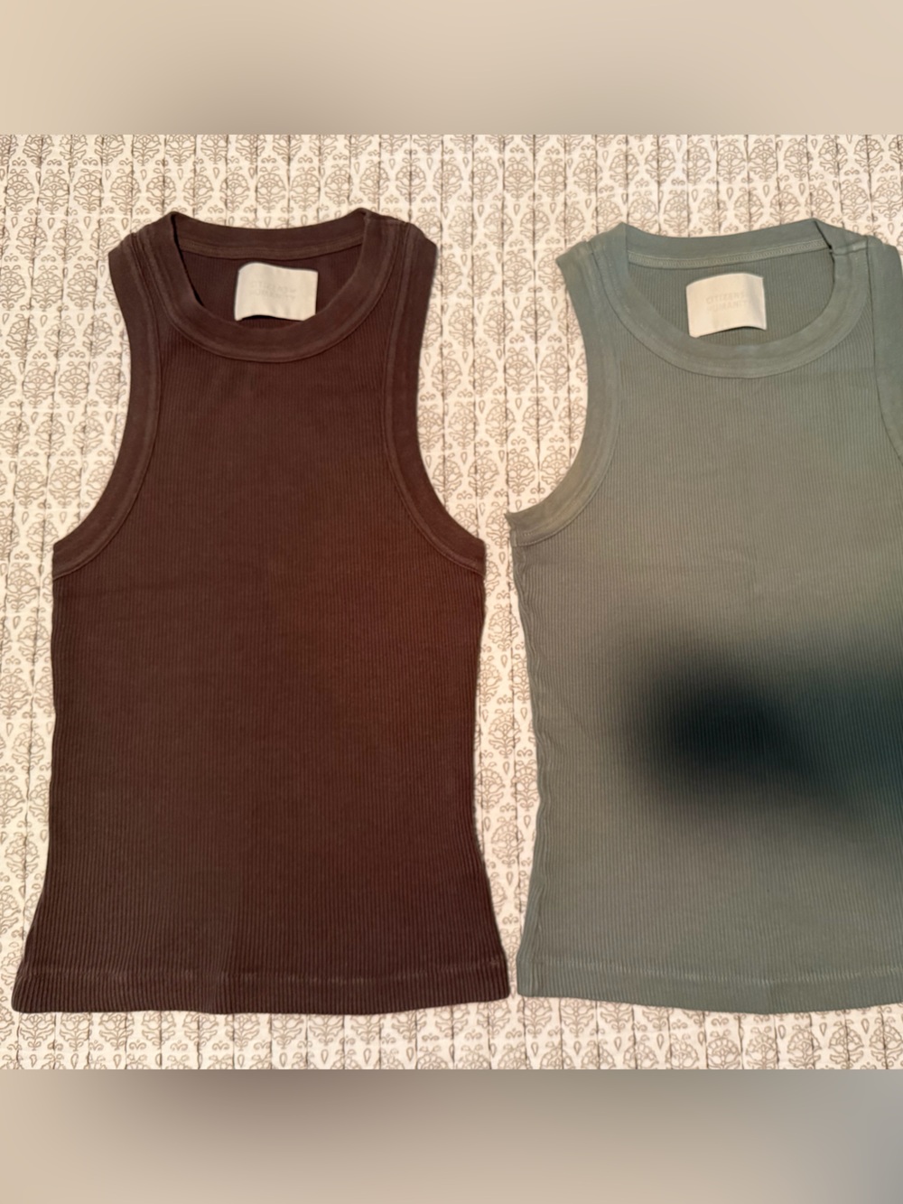 Citizens of Humanity Isabel Rib Tank Bundle of 2
